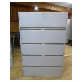 5-Drawer Lateral File Cabinet