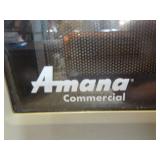 Amana Commercial Microwave Oven with Wall Rack