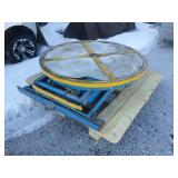 Pneumatic Scissor Lift Pallet Wrapper