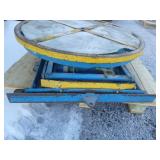 Pneumatic Scissor Lift Pallet Wrapper