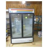 True Glass 2-Door Freezer