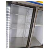 True Glass 2-Door Freezer