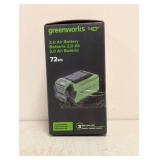 NEW GREENWORKS 2.0 AH BATTERY 72WH