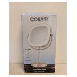 CONAIR LED LIGHTED MIRROR (SATIN NICKEL FINISH)