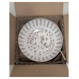 NEW BETTER HOMES & GARDENS MELAMINE SERVE BOWL GREY