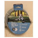 NEW VIBRANT LIFE VINYL COVERED TIE-OUT FOR DOGS 25FT
