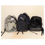 (3) ASSORTED BACKPACKS