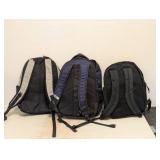 (3) ASSORTED BACKPACKS