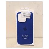 NEW IPHONE 16PRO MAX SILICONE CASE BLUE