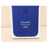 NEW IPHONE 16PRO MAX SILICONE CASE BLUE