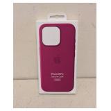 NEW IPHONE 16PRO SILICONE CASE PINK