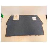 HAND HOODED ACCENT RUG GINGERBREAD HOUSE BROWN MULTI