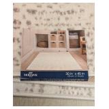 NEW MOHAWK HOME TANGIERS COLLECTION ACCENT RUG IVORY BEIGE