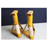 Pair of Heavy-Duty Yellow Jack Stands