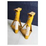 Pair of Heavy-Duty Yellow Jack Stands