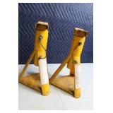 Pair of Heavy-Duty Yellow Jack Stands