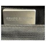 Black Rolling Backpack with Telescoping Handle, Dual Wheels, and Multi-Compartment Organizer