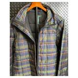 Lauren Ralph Lauren Plaid Quilted Jacket - XL - 100% Polyester Shell