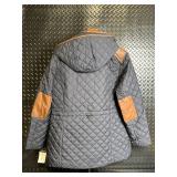 Lauren Ralph Lauren Quilted Hooded Jacket - Style 78823 - Dark Navy - Size M