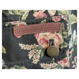 Lauren Jeans Co. RL 1967 Floral Denim Jacket - Size L - Made in Hong Kong