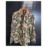 Lauren Jeans Co. RL 1967 Floral Denim Jacket - Size L - Made in Hong Kong