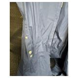 Lauren Ralph Lauren Navy Button-Front Shirt Dress with Neon Belt - Size L