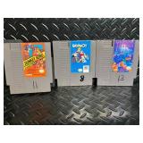 Nintendo NES-001 Entertainment System with Controller, Donkey Kong Classics, Paperboy, Tetris