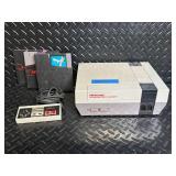 Nintendo NES-004 Controller & NES Console Bundle with 3 Cartridges: Mega Man 2, Mario Bros, Kung Fu
