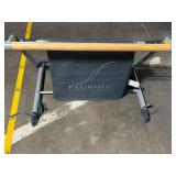 Fluidity Fitness Evolved - Folding Exercise Frame with Wood Barre & Padded Backrest