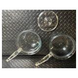 Drexel Clear Glass Jars with Lids - 2-Piece Set - Made in USA