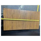 Oak-Veneer Coffee Table with Hairpin Legs - 46in L x 15in W
