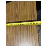 Oak-Veneer Coffee Table with Hairpin Legs - 46in L x 15in W