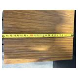 Oak-Veneer Coffee Table with Hairpin Legs - 46in L x 15in W