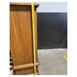 Armoire - Oak Wood, Double Doors, 4-Drawer Interior & Lower Drawer