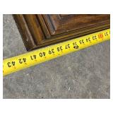 Armoire - Oak Wood, Double Doors, 4-Drawer Interior & Lower Drawer