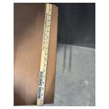 Vintage Brown Wood 5-Drawer Dresser Tall Chest with Round Knob Pulls