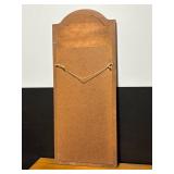 Oak Wood Dresser With Mirror - 6 Drawers & Center Cabinet