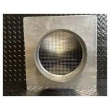 Broan-NuTone 643FA Fresh Air Inlet Wall Cap - 8 in Round w/ 1/4 in Screen