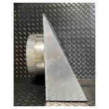 Broan-NuTone 643FA Fresh Air Inlet Wall Cap - 8 in Round w/ 1/4 in Screen