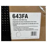 Broan-NuTone 643FA Fresh Air Inlet Wall Cap - 8 in Round w/ 1/4 in Screen