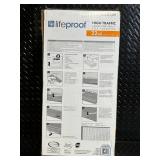LifeProof High Traffic Rigid Core Vinyl Tile Flooring - Brookfield Marble, 22 mil Wear Layer