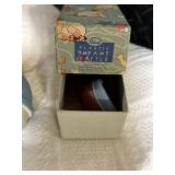 Ideal Plastic Infant Rattle, Baby Shawl & Beaded Toy - Vintage Nursery Lot