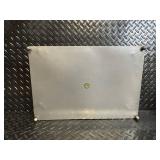 Vintage Filigree Metal Vanity Organizer Set with Floral Glass Boxes