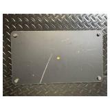 Vintage Filigree Metal Vanity Organizer Set with Floral Glass Boxes