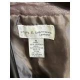 Croft & Barrow Lambskin Leather Vest XL - Brown