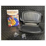 Micro Grill Microwave Grill System - 2 Non-Stick Plates & Cooking Guide