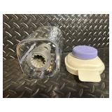 Nuumilk Bottle with Purple Lid - Use & Care Guide Included