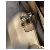 Hartmann Garment Bag Olive Canvas with Leather Trim