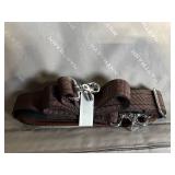 Hartmann Garment Bag Olive Canvas with Leather Trim