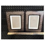 Decorative Home Decor Set - Patterned Frames, Vases, Plant Arrangements & Bowls